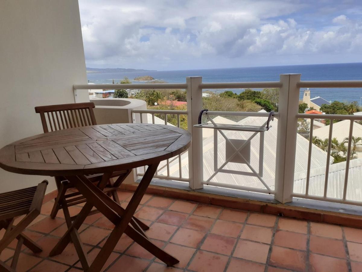 Studio Harmony-Résidence hôtelière -piscine à débordement-toboggan- superbe vue sur mer-100m de la plage Trinité  Extérieur photo